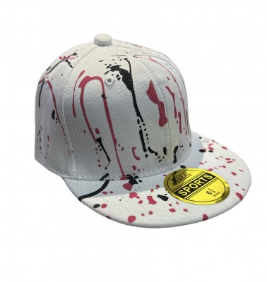 CZAPKA Z DASZKIEM SPORTS CAP SNAP BACK 6 3/4 54CM WHITE