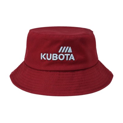 KAPELUSZ BUCKET HAT KUBOTA BORDOWY